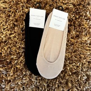 Ann Taylor no show socks- 2 2-packs (4 pairs)